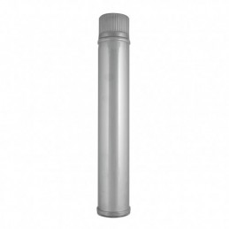 TUBO PELLET 1 M.  INOX 316....