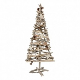 ARBOL NAVIDAD MADERA DECOR....