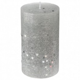 VELA CON ESTRELLAS 12X7 CM....