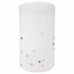 VELA CON ESTRELLAS 12X7 CM....