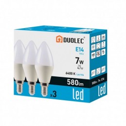 PACK 3 VELA LED DUOLEC 7W...