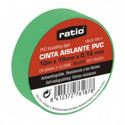 CINTA AISLANTE 19X20M VERDE...