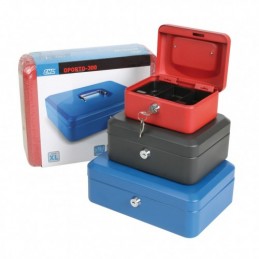 CAJA CAUDAL. C/BAN. AZUL....