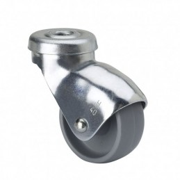 RUEDA PLAST.GIRATORIO 40 C/...